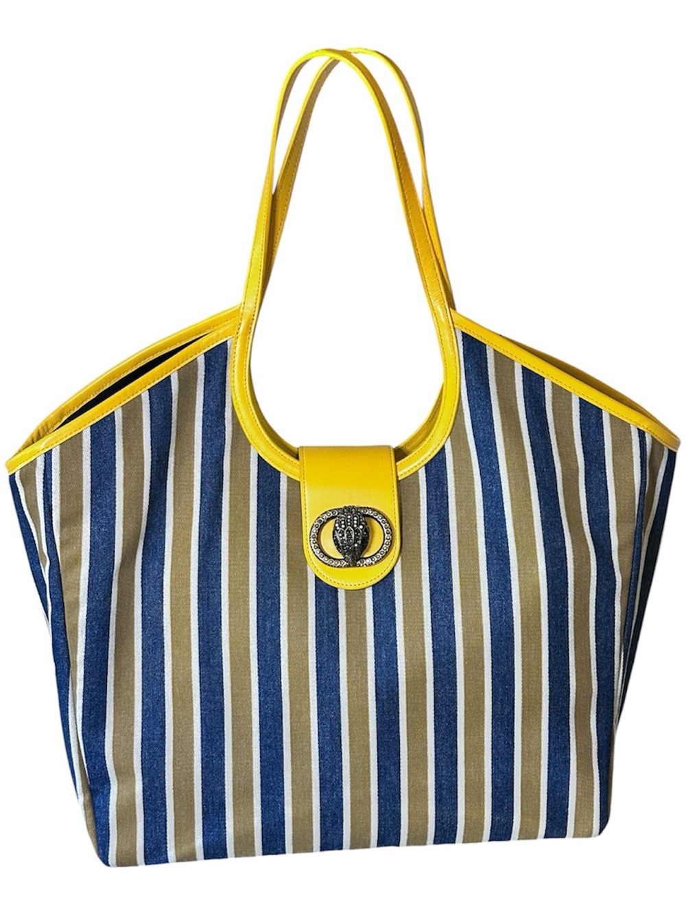 NWT Kurt Geiger London Large Chelsea Stripe Tote Bag.